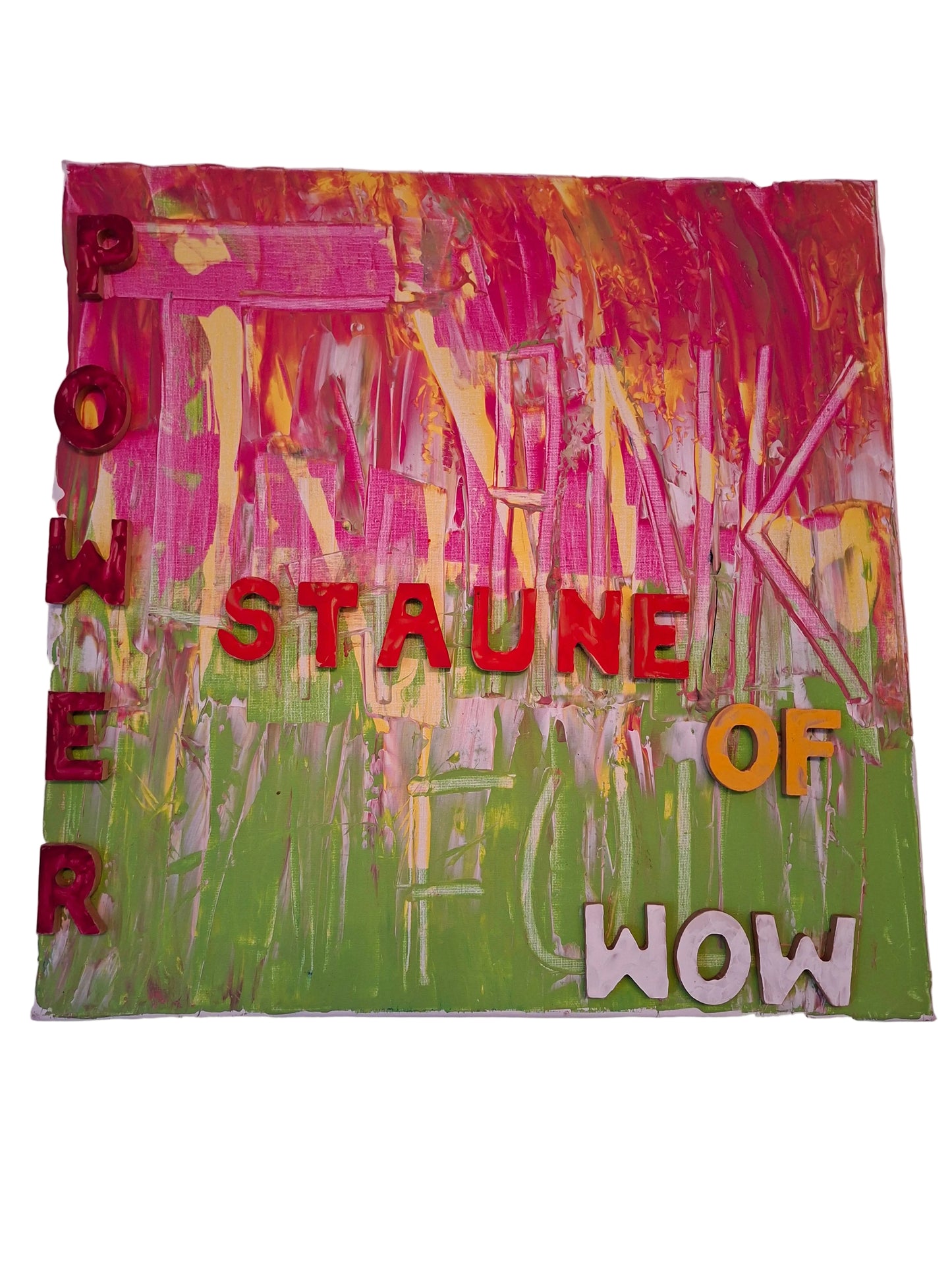 Power of WOW - Staune | Energetisiertes Meditationsbild Unikat