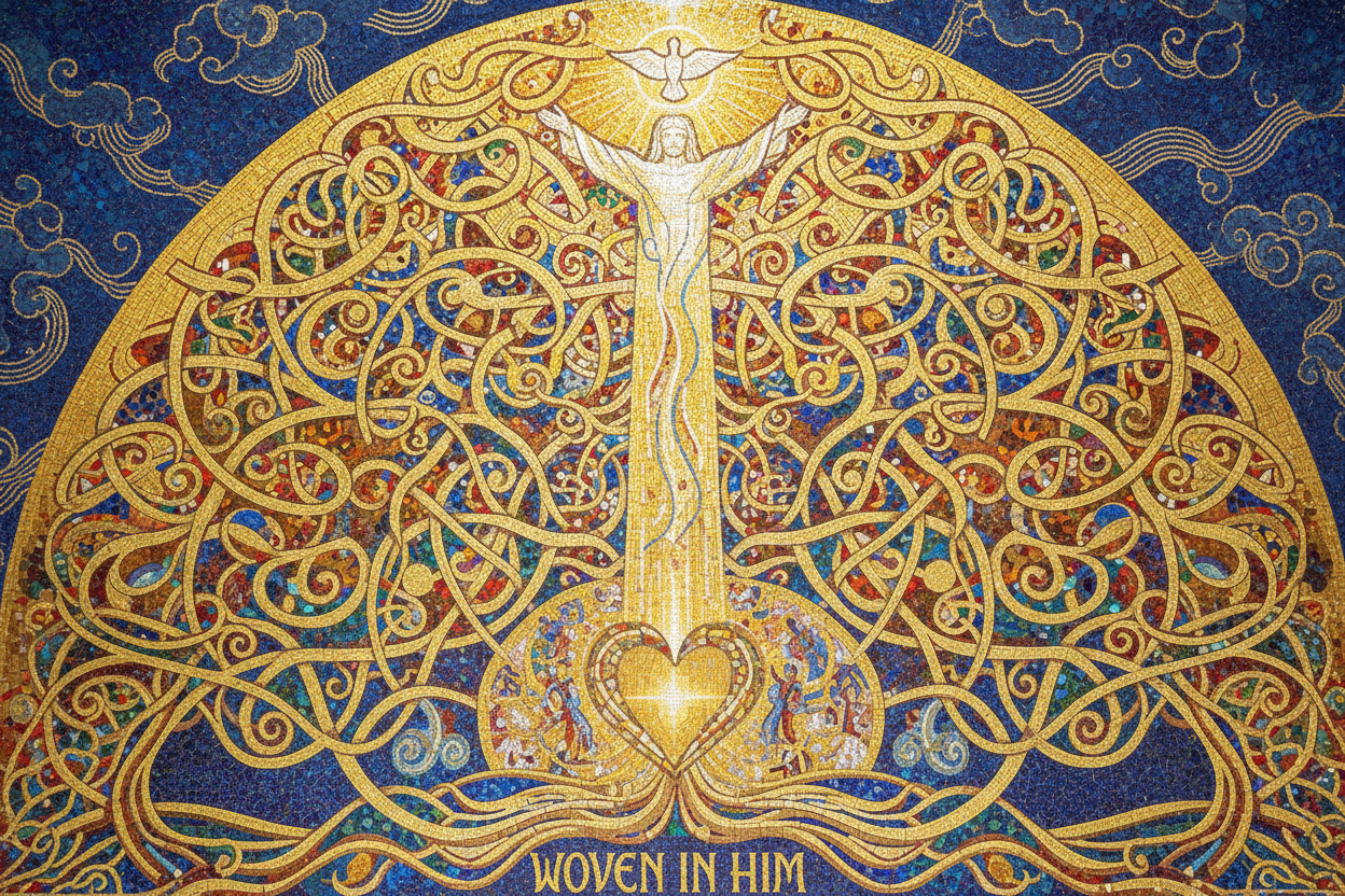 Gebet: Durch Jesus in Gottes kostbares Mosaik eingewebt
